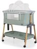 Cangaroo Babybett, Beistellbett Adoro, verstellbar, Matratze, Moskitonetz, Räder grün Bild 3