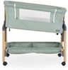 Cangaroo Babybett, Beistellbett Adoro, verstellbar, Matratze, Moskitonetz, Räder grün Bild 4