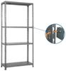 Simon Rack Schwerlastregal, 1500 x 1100 x 500 mm, Bis 60 kg Belastbar, 4 Verstellbare Ablagen, Kellerregal, Lagerregal, Verzinkt - Ecoclick Bild 5