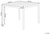 Gartentisch Kunststoff Beige PRATO Bild 3