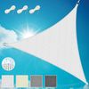 Sol Royal SolVision HDPE Sonnensegel HS9 Dreieck Weiß, 360 x 360 x 360 cm Bild 1