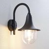 Lindby Außen-Wandleuchte Nalevi, Kunststoff Schwarz IP44, 1 x 60 W Bild 2