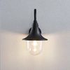 Lindby Außen-Wandleuchte Nalevi, Kunststoff Schwarz IP44, 1 x 60 W Bild 4