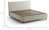 Talamo Italia Royal Matratze, Made in Italy, Memory Foam Matratze und Taschenfederkern, Anti-Milben und Hypoallergen, cm 140x190 h26 Bild 2
