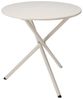 Bistrotisch Balkontisch Beistelltisch rund Weiß Stahl Ø48xH48cm Bild 2