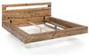 Holzbett Marton 180x200 in Massivholz, Stilvolles Design mit rustikalem Pinienholz, Schwebeoptik, Perfekt für jedes Schlafzimmer Bild 4