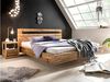 Holzbett Marton 180x200 in Massivholz, Stilvolles Design mit rustikalem Pinienholz, Schwebeoptik, Perfekt für jedes Schlafzimmer Bild 2