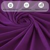 Buymax Spannbettlaken 60x120 cm Doppelpack 100% Baumwolle Kinderbett Spannbetttuch Baby Bettlaken Jersey, Matratzenhöhe bis 15 cm, Farbe Aubergine Bild 5