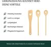 Hofmeister Kochlöffel 3tlg. Herz Buchenholz Rührlöffel Holzlöffel Pfannenwender Bild 5