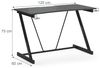 Gamingtisch Hudson Anthrazit 120 x 60 cm Vicco Bild 3