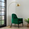 Lindby Bogenlampe Lennart, Metall, Gold / Messing IP20, 1 x 15 W LED Bild 4