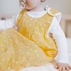 Ehrenkind® Baby Sommerschlafsack Rund Musselin 0.5 TOG | aus weicher OEKO-TEX zertifizierter Bio-Baumwolle | Sommer Baby Schlafsack Baby 0.5 TOG Gr. 50/56 Zimt Gemustert Bild 2