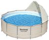 Bestway Sonnendach für Aufstellpools Weiß 93802 Bild 4