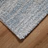 Designerteppich Nancy - Felder, Farbe: silber blau, Größe: 80x150 cm Bild 3