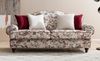 Sofa 3-Sitzer Elita in creme Landhaus Blumen 200 cm Bild 2