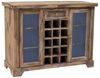 Barschrank 120x90x50 aus indischem Sheesham-Massivholz Bild 4