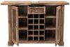 Barschrank 120x90x50 aus indischem Sheesham-Massivholz Bild 3