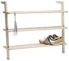 Side by Side 'Gaston' Schuhregal aus unbehandelter massiver Esche Bild 1