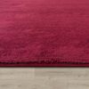 Paco Home Waschbarer Teppich Wohnzimmer Schlafzimmer Kurzflor rutschfest Flauschig Weich Moderne Einfarbige Muster, Grösse:240x340 cm, Farbe:Rot Bild 2