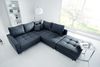 riess-ambiente Ecksofa KENT 220cm anthrazit, Set 2 Teile, Wohnzimmer · Couch · Stoff-Bezug · Federkern · inkl. Hocker · Design Bild 2