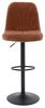 Vente-unique - LASANDRIA Barhocker Stoff Rot - B 53,5 cm x H 117 cm96 cm x L 47 cm Bild 3