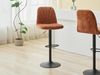 Vente-unique - LASANDRIA Barhocker Stoff Rot - B 53,5 cm x H 117 cm96 cm x L 47 cm Bild 5