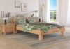 ERST-HOLZ Bett Futonbett 140x200 Buche massiv ohne Rollrost, Buchenholzgeölt Bild 2