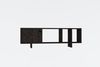 Hanah Home Modern Anthracite TV Unit, 140 cm | 100% Melamine Coated Particle Board, 18 mm Thick | Wall-Mountable, Extra Storage & Shelves | Scandinavian Design Bild 4