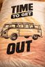 Skybrands Volkswagen Bettwäsche Time to get out Bulli T1 Inka Renforcé 135 x 200 + 80 x 80 cm Bild 5