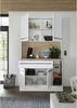 FINN Buffetschrank in Weiß matt, Artisan Eiche Optik - Geräumiger Küchenschrank mit Arbeitsplatte - 120 x 211 x 58 cm (B/H/T) Bild 4