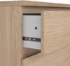 Dmora - Kommode Lilou, Mehrzweckkommode, Schlafzimmerkommode, Schrank mit Schubladen, 77x50 h68 cm, Eiche Bild 4