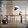 ML-DESIGN Tischbein 2er Set Tischgestell Tischkufen Möbelfüße aus Stahl Industriedesign, Kufengestell Bankkufen X-Form Schwarz Bankbeine für DIY-Projekte Bild 2