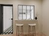 Vente-unique - BAYVIEW Innenglaswand MetallGlas Schwarz - B 3,5 cm x H 105 cm x L 120 cm Bild 5