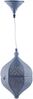 Marrakesch Orient & Mediterran Interior Pendelleuchte Lamilami Grau, Orientalische Pendelleuchte aus Metall 31cm, Handarbeit Bild 5