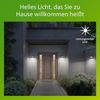 Philips Bustan Wandleuchten für den Außenbereich, 9 W, 4000 K Kaltweiß, wasserfest, anthrazit, IP44 wetterfest, Tageslichtweiß Bild 5