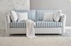 Sofa 2,5-Sitzer Hooge in creme und blau 200 cm Bild 2
