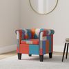vidaXL Sessel mit Patchwork-Design Stoff [241027] Bild 2