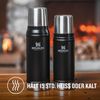 Stanley Classic Bottle XS 0,47 L Matte Black Pebble Bild 4