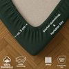 EXKLUSIV HEIMTEXTIL Jersey Spannbettlaken Premium 60 x 120 cm Dunkelgrün 100% Baumwolle Öko - Tex Zertifiziert Bed-Sheet Bettlaken Spannbetttuch Topper Leinentuch Bild 4