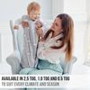 Mama Cheetah Baby Schlafsack 2.5 TOG, Bio-Baumwolle Baby tragbare Decke mit Zwei-Wege-Reißverschluss, Swaddle Übergang Baby Schlafsack für Neugeborene Säugling Kleinkind Junge Mädchen, 18-24 Monate Bild 3