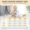 Mama Cheetah Baby Schlafsack mit Füße 0.5 TOG, Sommerschlafsack, Bio-Baumwolle Baby Schlafsäcke ohne Ärmeln Babyschlafsack mit Beinen für Säugling Kinder Junge Mädchen, 70cm (Baby Höhe 80-90cm) Bild 5