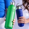 Le Creuset Trinkflasche 1L Ofenrot Edelstahl Bild 5