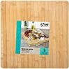 Schneidebrett aus Bambus, dick, quadratisch, 37 x 37 x 3,5 cm Bild 4