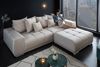 riess-ambiente Big-Sofa ELEGANCIA 285cm champagner / beige, Einzelartikel 1 Teile, XXL Couch · Samt · mit Federkern · inkl. Kissen · Design Bild 2