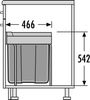 Hailo Abfallsammler Easy-Cargo 42 L Mülleimer Einbau Auszug Abfalleimer 3668421 Bild 2