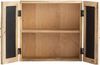 Spiegelschrank Caribou aus rustikalem Mangoholz – Hochwertiger Badschrank 52x50x23cm Bild 3