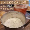 GarPet Messbecher Messbecher Edelstahl 1l Cocktail Meßbecher spülmaschinenfest 1000 ML Bild 4