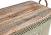 Kobolo Aufbewahrungskorb Aufbewahrungsbox Wäschebehälter LOFT aus Metall und Holz (Stück, 1 St, mit Deckel und Griffen), 64x32x31 cm Bild 5