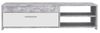 Forte LOWBOARDS TV-Schrank 120, Lowboard mit 1 Tür, TV-Rack, Holzwerkstoff, Betonoptik Hellgrau/Weiß, 120 cm breit x 31,8 cm hoch x 42,1 cm tief Bild 2