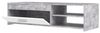 Forte LOWBOARDS TV-Schrank 120, Lowboard mit 1 Tür, TV-Rack, Holzwerkstoff, Betonoptik Hellgrau/Weiß, 120 cm breit x 31,8 cm hoch x 42,1 cm tief Bild 4